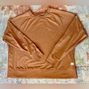 Vuori Daydream Crewneck, Orange/Brown